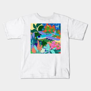 Private plane tour II Kids T-Shirt